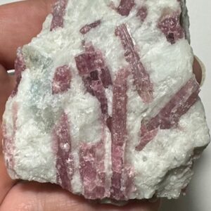Pink Tourmaline with Aquamarine
