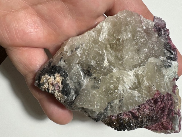 Pink Tourmaline Mixed Mineral