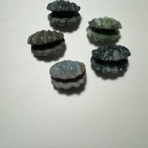 Moss Agate Clams